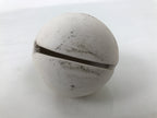 Japanese Clay Bell Dorei Vtg Tsuchi-Suzu Amulet Kumamoto Castle White DR689-AD - Dorei-chidorivintage.com
