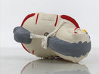 Japanese Clay Bell Dorei Horse Vtg Tsuchi-Suzu Zodiac Animal Uma White Red DR690-AD - Dorei-chidorivintage.com