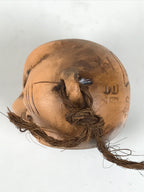 Japanese Clay Bell Dorei Demon Face Vtg Tsuchi-Suzu Folk Art Noto Brown DR693-AD - Dorei-chidorivintage.com