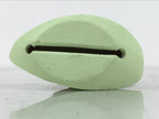 Japanese Clay Bell Dorei Dance Hat Vtg Tsuchi-Suzu Sado Okesa Kasa Green DR694-AD - Dorei-chidorivintage.com