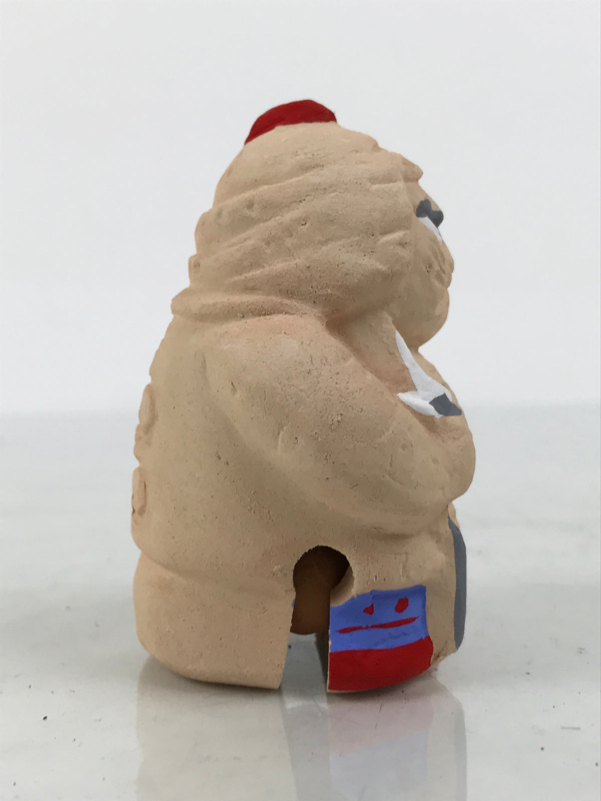 Japanese Clay Bell Dorei Bishamonten Vtg Tsuchi-Suzu Seven Lucky Gods DR696-AD - Dorei-chidorivintage.com