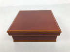 Japanese Lacquer Wooden Tea Ceremony Kashiki Box Vtg Shunkei Bento Snack LWB183-KT - Lacquerware-chidorivintage.com