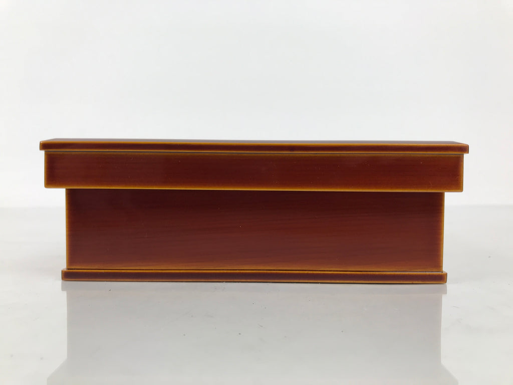 Japanese Lacquer Wooden Tea Ceremony Kashiki Box Vtg Shunkei Bento Snack LWB183-KT - Lacquerware-chidorivintage.com