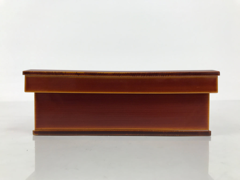 Japanese Lacquer Wooden Tea Ceremony Kashiki Box Vtg Shunkei Bento Snack LWB183-KT - Lacquerware-chidorivintage.com