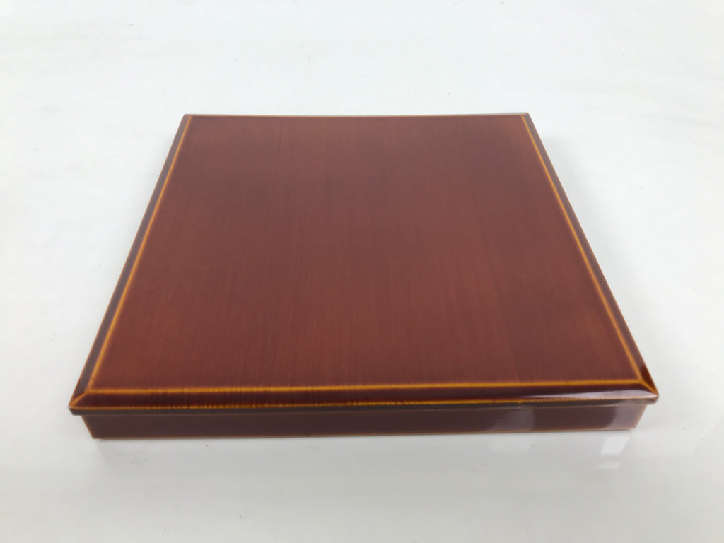 Japanese Lacquer Wooden Tea Ceremony Kashiki Box Vtg Shunkei Bento Snack LWB183-KT - Lacquerware-chidorivintage.com