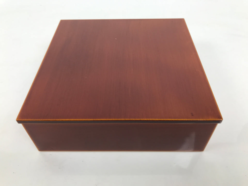 Japanese Lacquer Wooden Tea Ceremony Kashiki Box Vtg Shunkei Bento Snack LWB183-KT - Lacquerware-chidorivintage.com