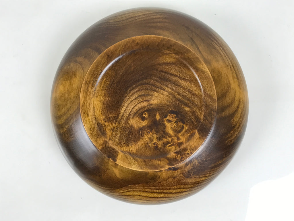 Japanese Brushed Lacquer Wood Small Bowl Vtg Kobachi Dish Horse-Chestnut LWB184-KT - Lacquerware-chidorivintage.com