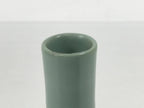 Japanese Porcelain Sake Bottle Tokkuri Vtg Celadon Green Shirayuki Naniwa TS932-KT - Sake Bottle-chidorivintage.com