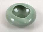 Japanese Porcelain Small Dish Vtg Kobachi Sado Futaoki Celadon Green Glaze Y591-KT - Bowl-chidorivintage.com