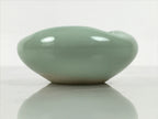 Japanese Porcelain Small Dish Vtg Kobachi Sado Futaoki Celadon Green Glaze Y591-KT - Bowl-chidorivintage.com