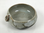 Japanese Ceramic Small Dish Vtg Kobachi Bowl Gray White Plum Blossoms Y592-KT - Bowl-chidorivintage.com