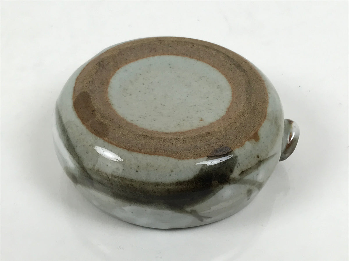 Japanese Ceramic Small Dish Vtg Kobachi Bowl Gray White Plum Blossoms Y592-KT - Bowl-chidorivintage.com