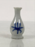 Japanese Porcelain Single Flower Vase Small Kabin Vtg Blue White Abstract MFV109-KT - Vase-chidorivintage.com