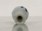Japanese Porcelain Single Flower Vase Small Kabin Vtg Blue White Abstract MFV109-KT - Vase-chidorivintage.com