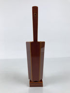 Japanese Lacquered Wood Flower Vase Vtg Kabin Ikebana Arrangement Shunkei L628-KT - Vase-chidorivintage.com