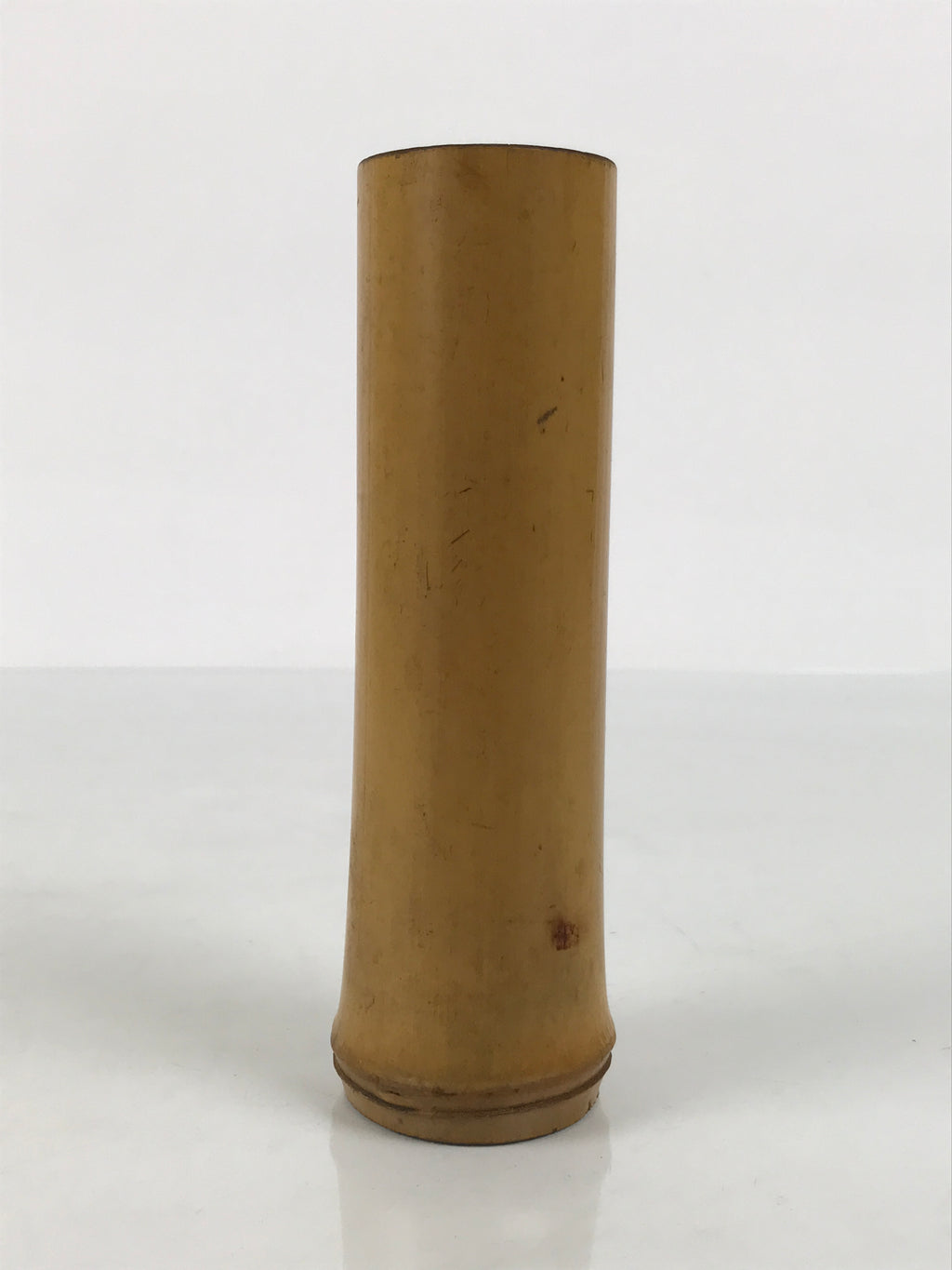 Japanese Bamboo Flower Vase Kabin Insert Vtg Ikebana Arrangement Brown MFV107-KT - Vase-chidorivintage.com