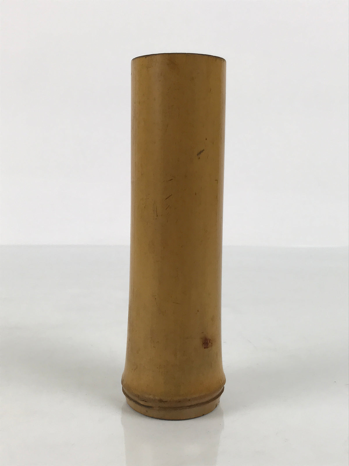 Japanese Bamboo Flower Vase Kabin Insert Vtg Ikebana Arrangement Brown MFV107-KT - Vase-chidorivintage.com