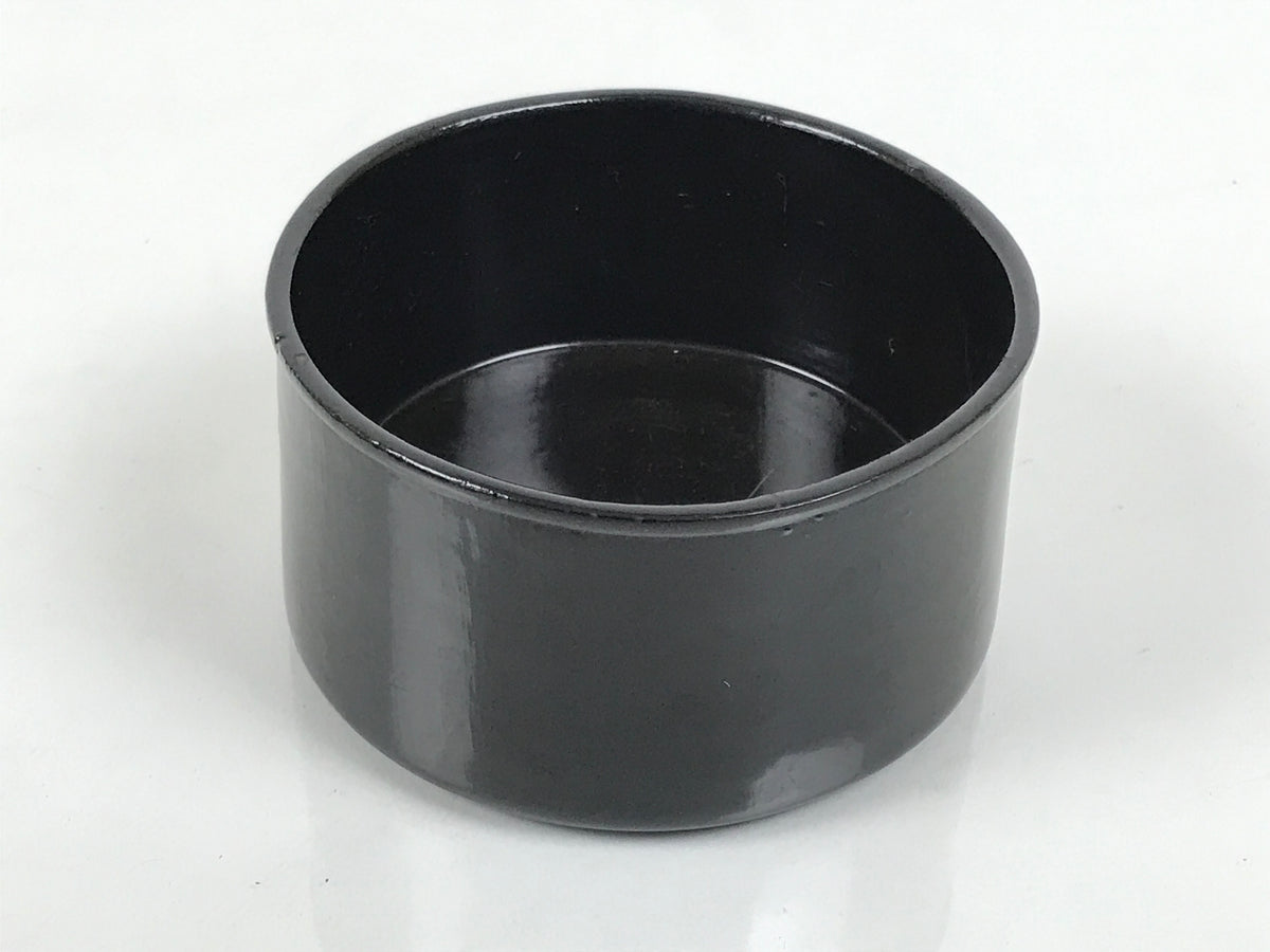 Japanese Lacquered Wooden Sake Bottle Holder Cup Tokkuri Hakama Black L639-KT - Lacquerware-chidorivintage.com