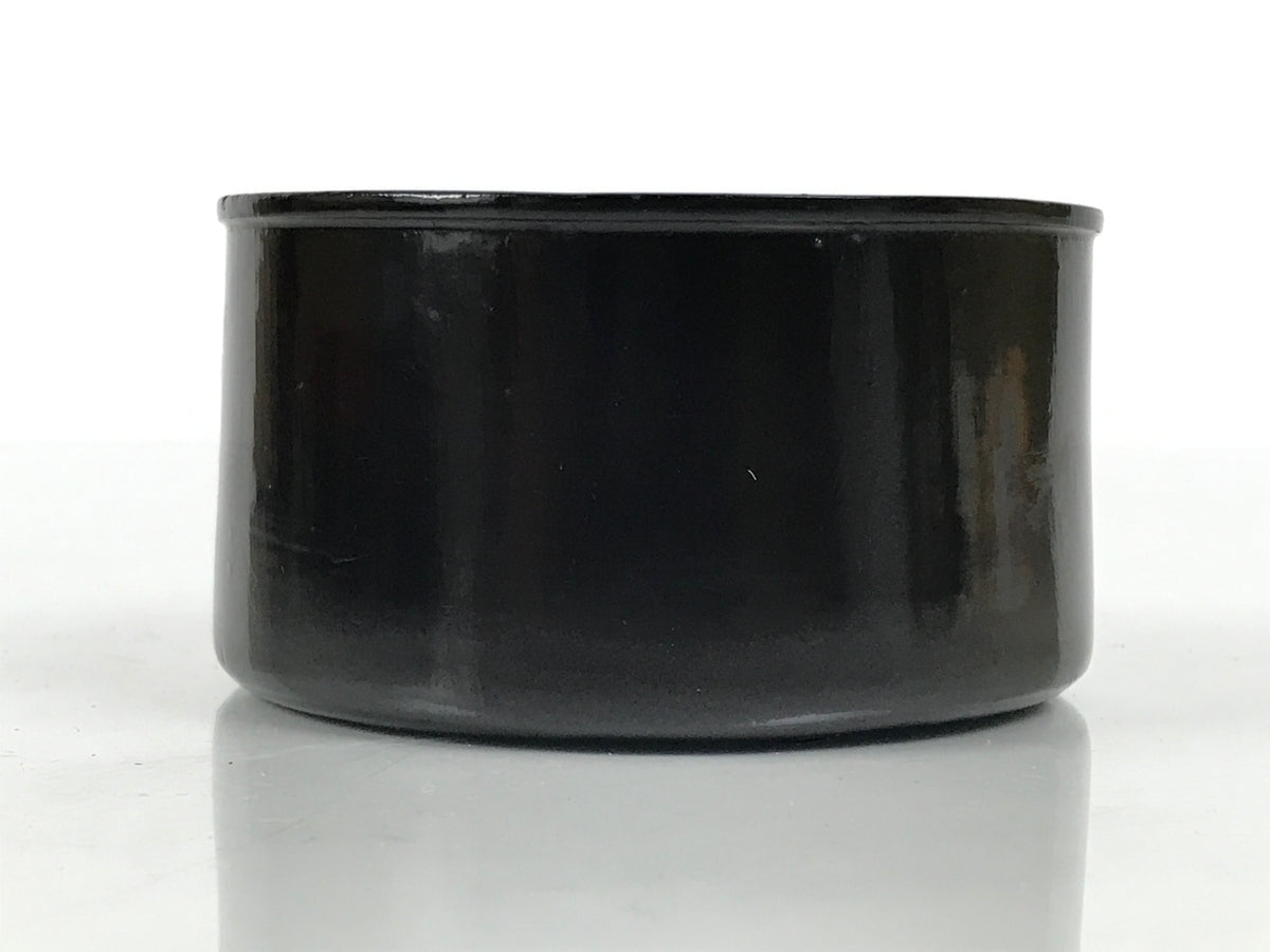 Japanese Lacquered Wooden Sake Bottle Holder Cup Tokkuri Hakama Black L639-KT - Lacquerware-chidorivintage.com