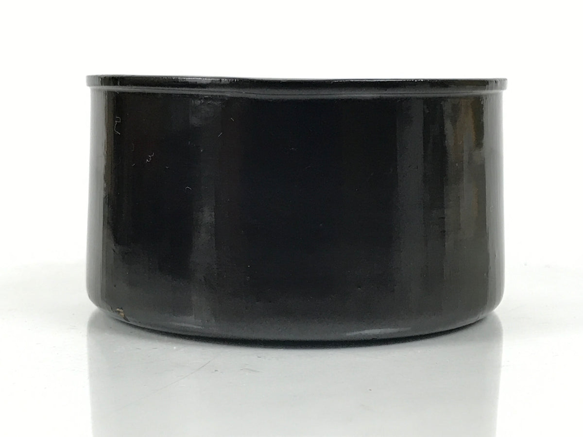 Japanese Lacquered Wooden Sake Bottle Holder Cup Tokkuri Hakama Black L639-KT - Lacquerware-chidorivintage.com