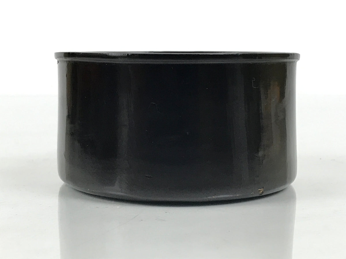 Japanese Lacquered Wooden Sake Bottle Holder Cup Tokkuri Hakama Black L639-KT - Lacquerware-chidorivintage.com