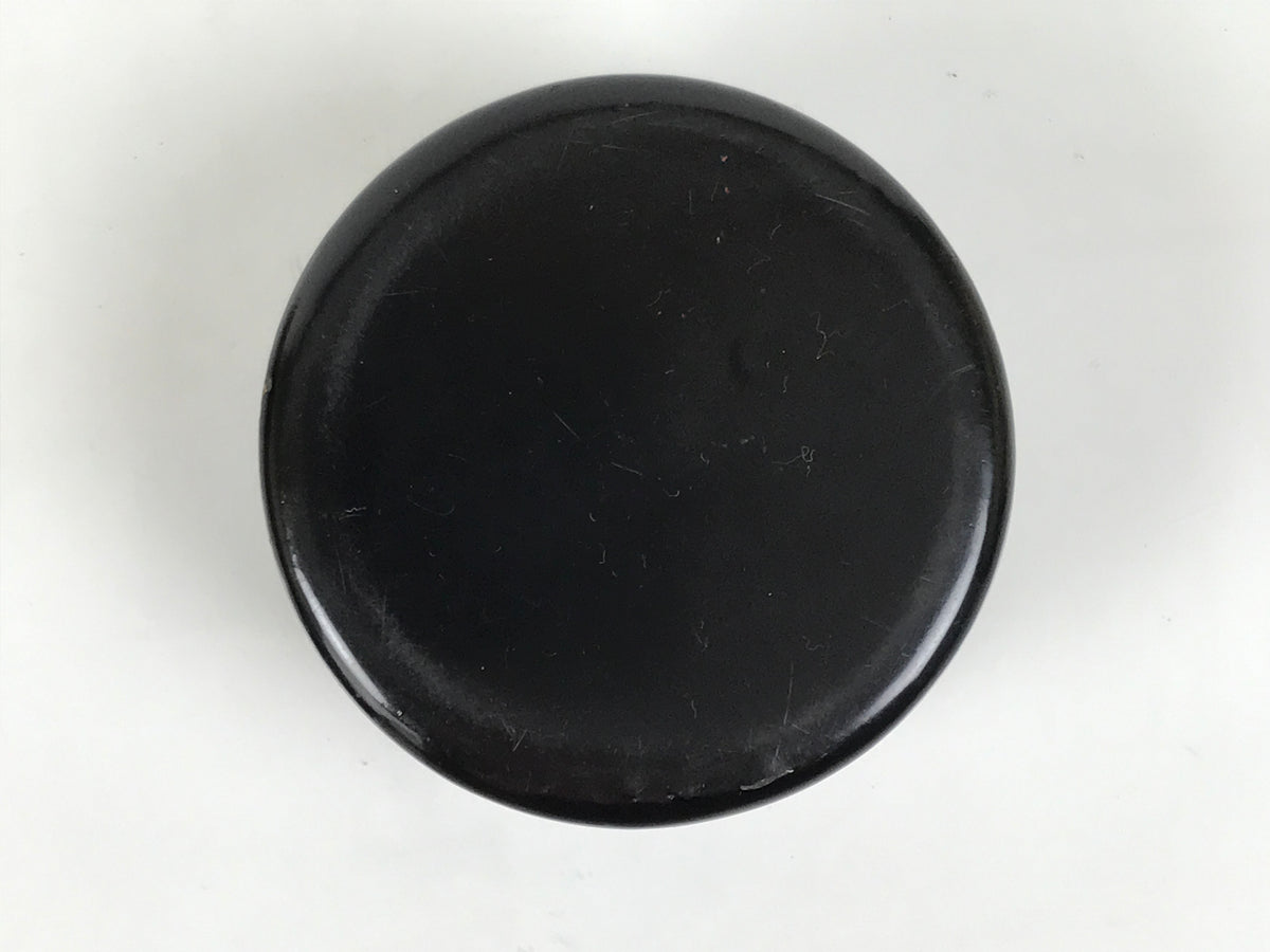 Japanese Lacquered Wooden Sake Bottle Holder Cup Tokkuri Hakama Black L639-KT - Lacquerware-chidorivintage.com