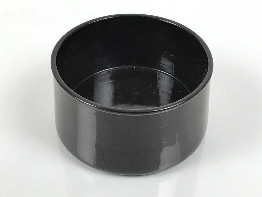 Japanese Lacquered Wooden Sake Bottle Holder Cup Tokkuri Hakama Black L640-KT - Lacquerware-chidorivintage.com
