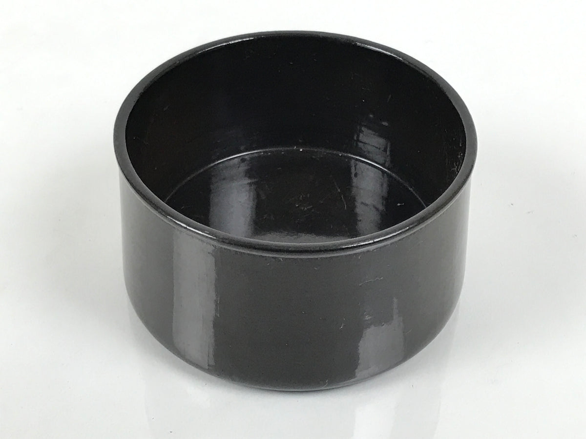 Japanese Lacquered Wooden Sake Bottle Holder Cup Tokkuri Hakama Black L640-KT - Lacquerware-chidorivintage.com