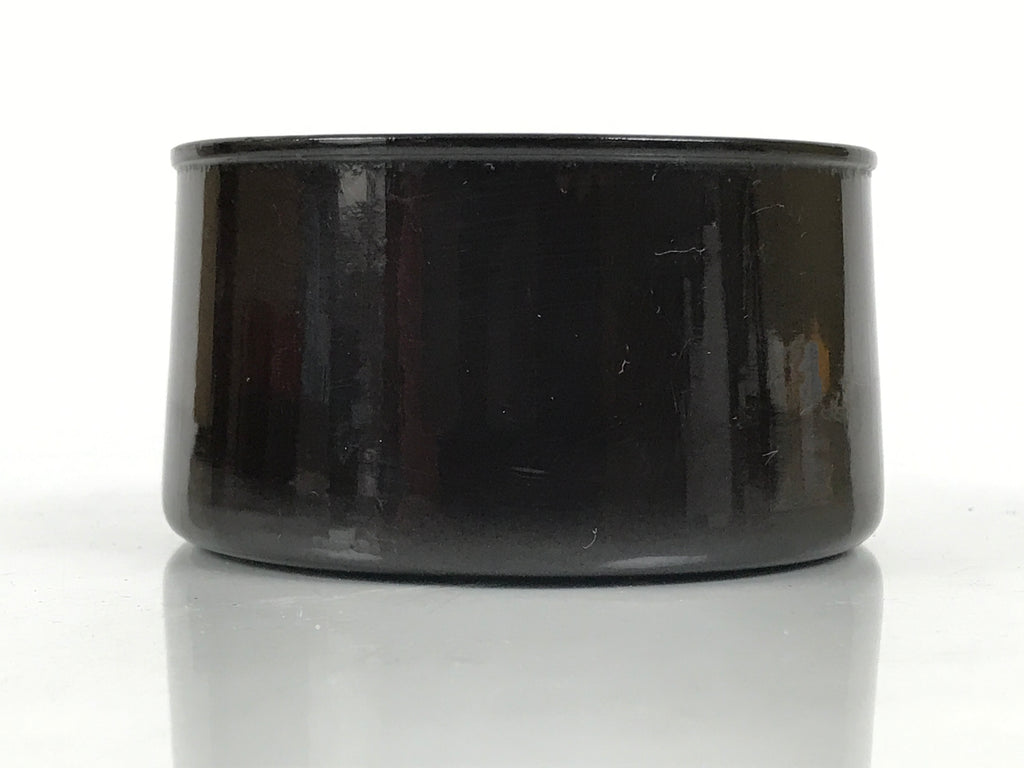 Japanese Lacquered Wooden Sake Bottle Holder Cup Tokkuri Hakama Black L640-KT - Lacquerware-chidorivintage.com
