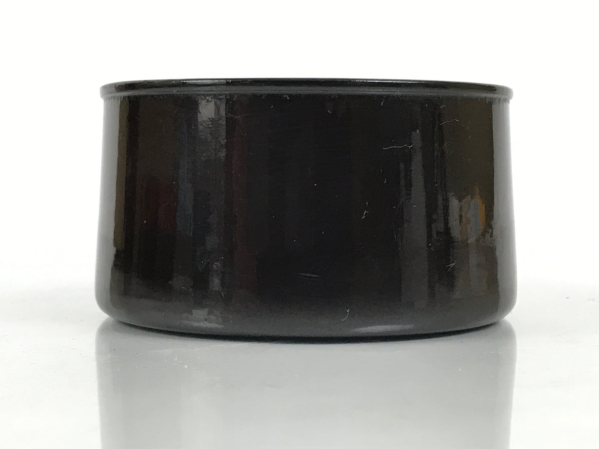 Japanese Lacquered Wooden Sake Bottle Holder Cup Tokkuri Hakama Black L640-KT - Lacquerware-chidorivintage.com