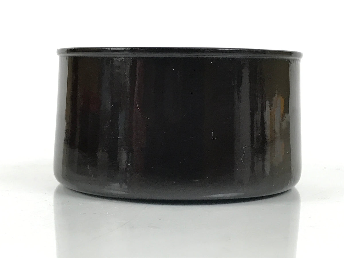 Japanese Lacquered Wooden Sake Bottle Holder Cup Tokkuri Hakama Black L640-KT - Lacquerware-chidorivintage.com