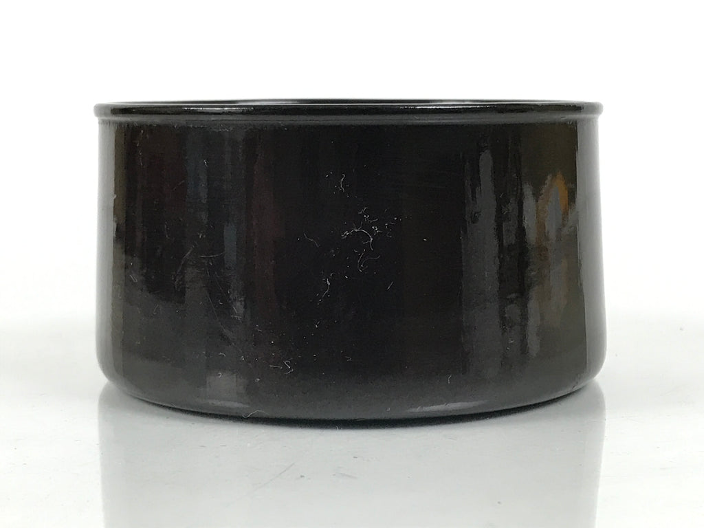 Japanese Lacquered Wooden Sake Bottle Holder Cup Tokkuri Hakama Black L640-KT - Lacquerware-chidorivintage.com