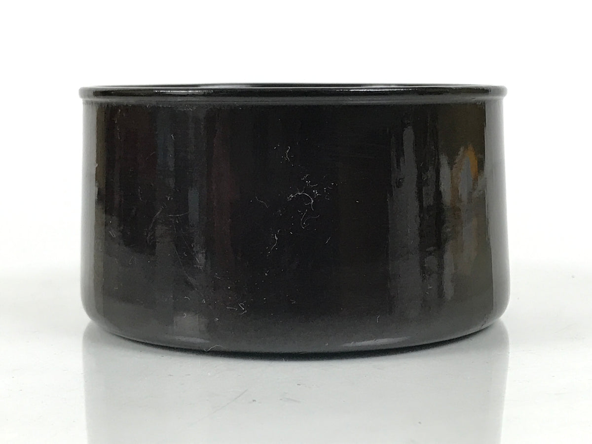 Japanese Lacquered Wooden Sake Bottle Holder Cup Tokkuri Hakama Black L640-KT - Lacquerware-chidorivintage.com