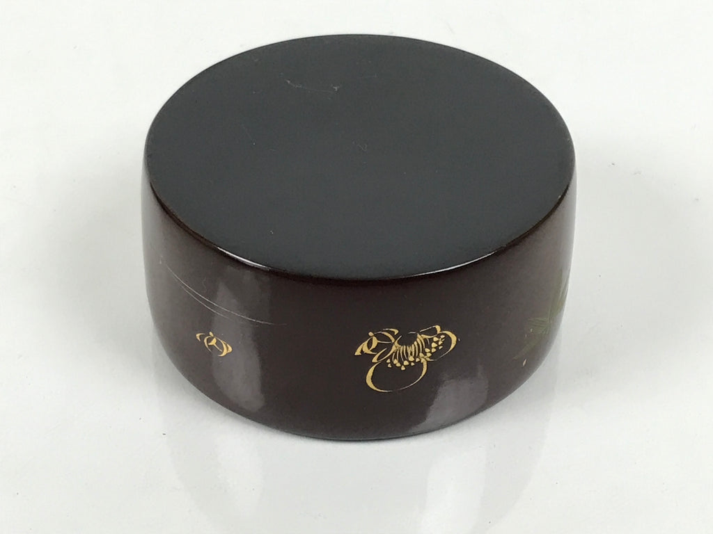 Japanese Lacquered Wooden Sake Bottle Holder Cup Tokkuri Hakama Shochikubai L630-KT - Lacquerware-chidorivintage.com