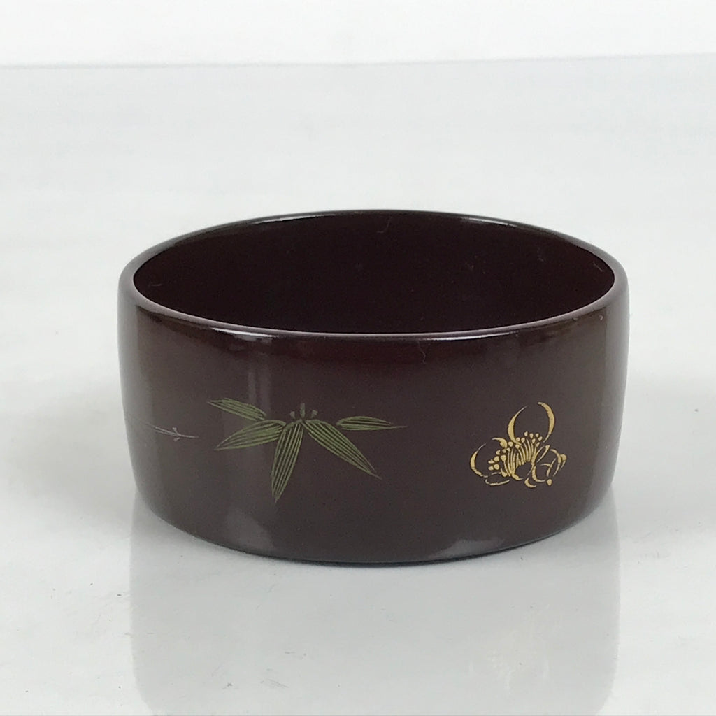 Japanese Lacquered Wooden Sake Bottle Holder Cup Tokkuri Hakama Shochikubai L632-KT - Lacquerware-chidorivintage.com