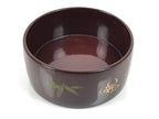 Japanese Lacquered Wooden Sake Bottle Holder Cup Tokkuri Hakama Shochikubai L632-KT - Lacquerware-chidorivintage.com