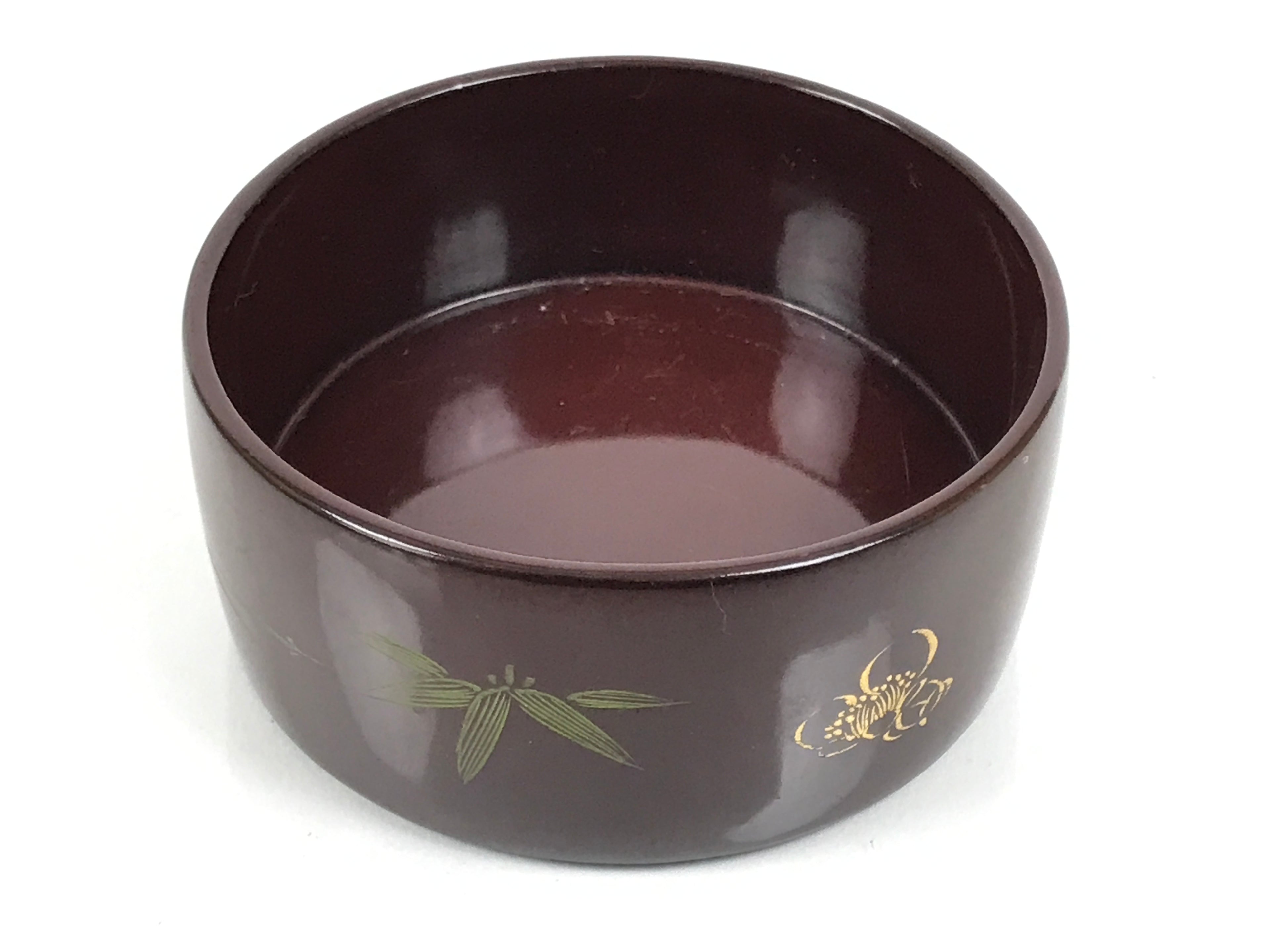 Japanese Lacquered Wooden Sake Bottle Holder Cup Tokkuri Hakama Shochikubai L632-KT - Lacquerware-chidorivintage.com