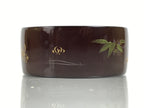 Japanese Lacquered Wooden Sake Bottle Holder Cup Tokkuri Hakama Shochikubai L632-KT - Lacquerware-chidorivintage.com