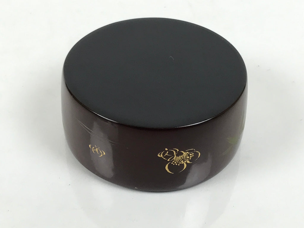 Japanese Lacquered Wooden Sake Bottle Holder Cup Tokkuri Hakama Shochikubai L632-KT - Lacquerware-chidorivintage.com