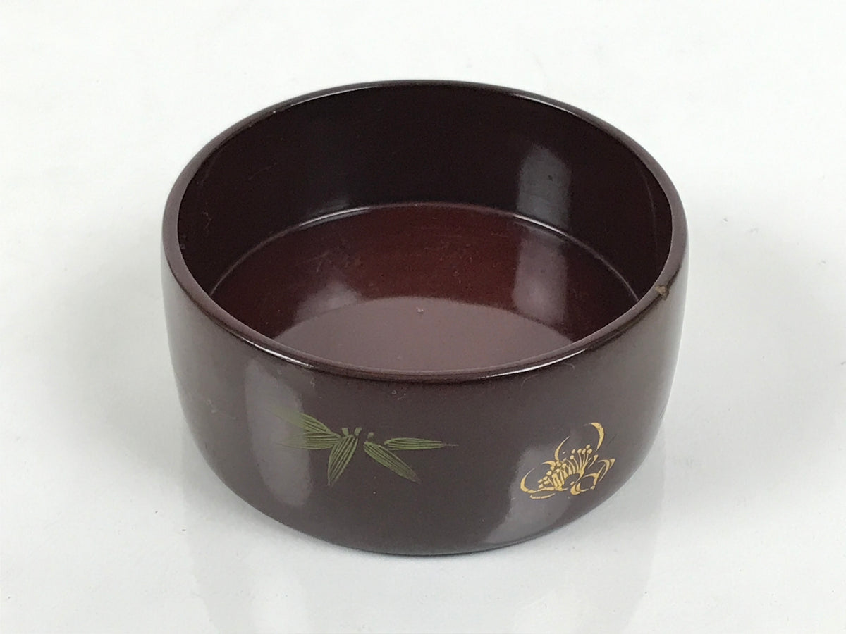 Japanese Lacquered Wooden Sake Bottle Holder Cup Tokkuri Hakama Shochikubai L633-KT - Lacquerware-chidorivintage.com