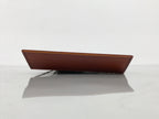 Japanese Lacquered Wood Serving Tray Obon Vtg Hida Shunkei Rectangle Brown L622-KT - Tray-chidorivintage.com