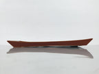 Japanese Lacquered Wood Serving Tray Obon Vtg Hida Shunkei Rectangle Brown L622-KT - Tray-chidorivintage.com