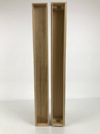 Japanese Wooden Hanging Scroll Box Kakejiku Hako Inside Length 74.3cm SB376-AD - Scroll Accessory-chidorivintage.com
