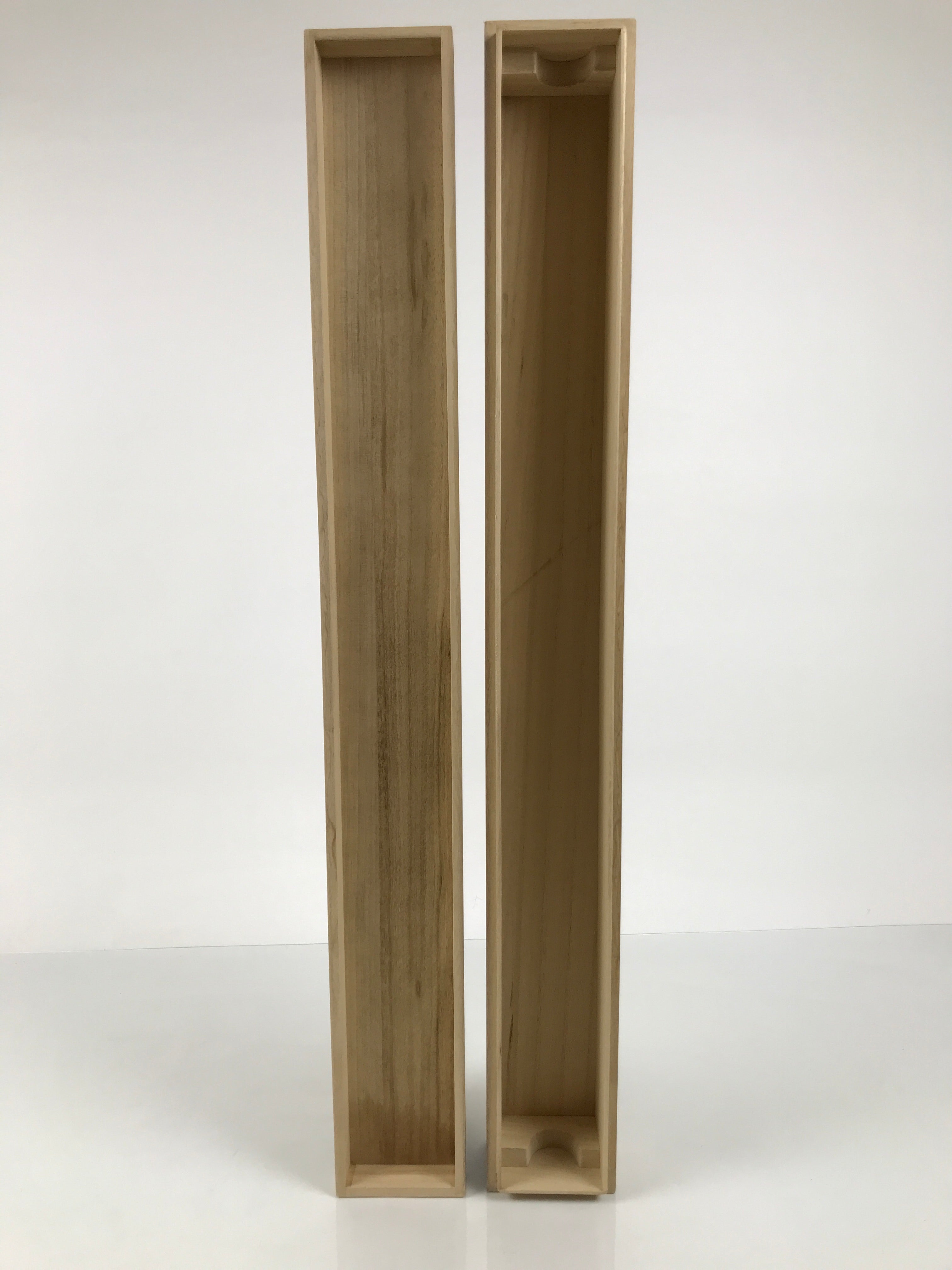 Japanese Wooden Hanging Scroll Box Kakejiku Hako Inside Length 74.3cm SB376-AD - Scroll Accessory-chidorivintage.com