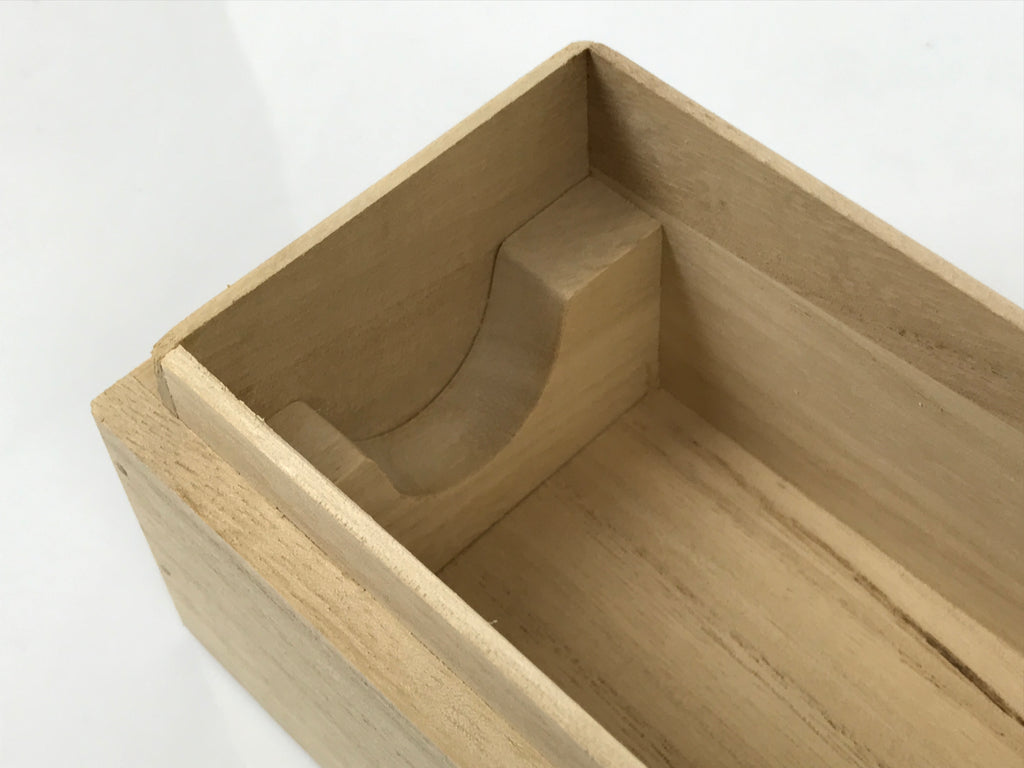 Japanese Wooden Hanging Scroll Box Kakejiku Hako Inside Length 74.3cm SB376-AD - Scroll Accessory-chidorivintage.com