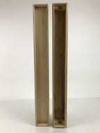 Japanese Wooden Hanging Scroll Box Kakejiku Hako Inside Length 74.3cm SB377-AD - Scroll Accessory-chidorivintage.com