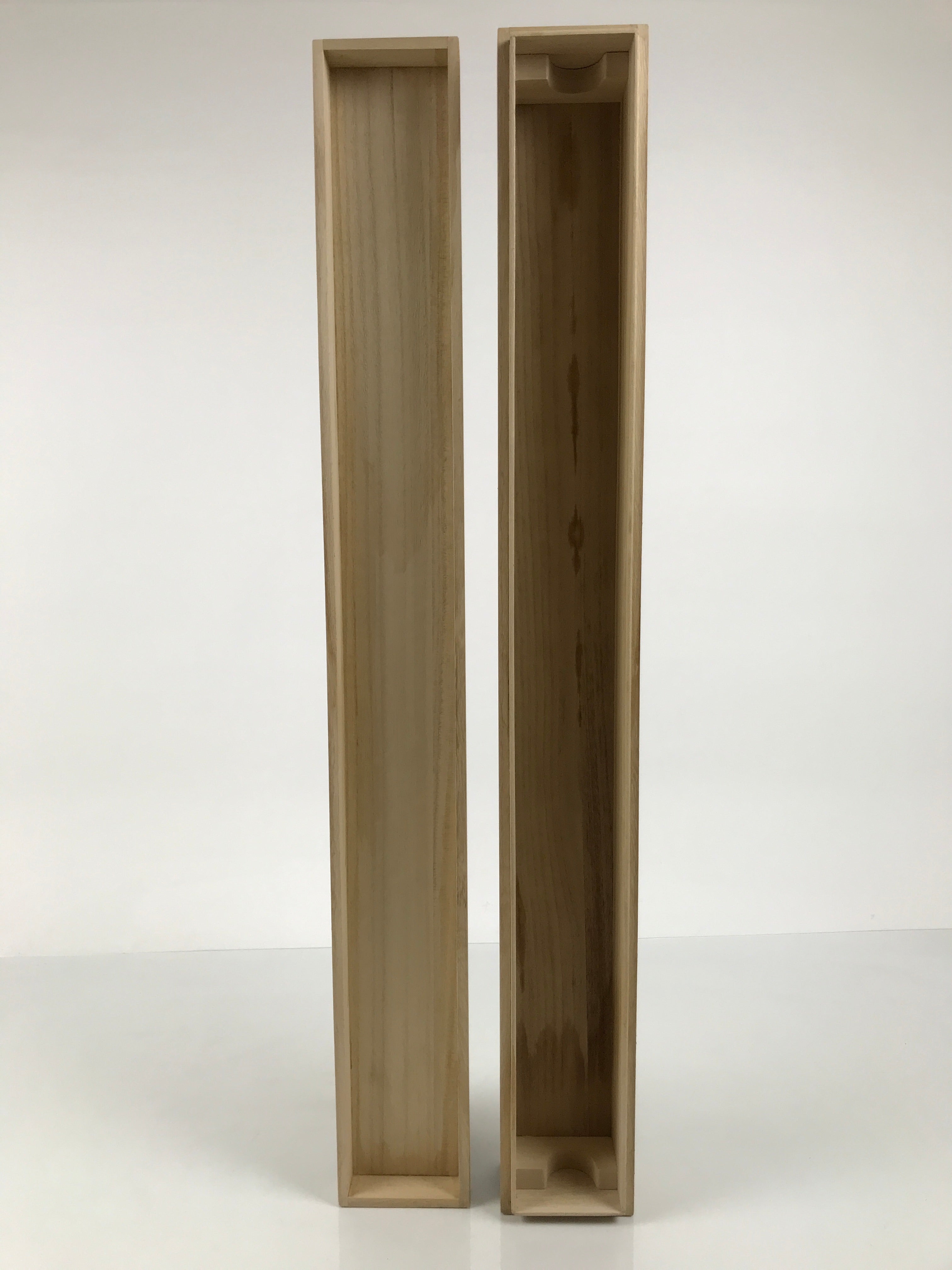 Japanese Wooden Hanging Scroll Box Kakejiku Hako Inside Length 74.3cm SB377-AD - Scroll Accessory-chidorivintage.com
