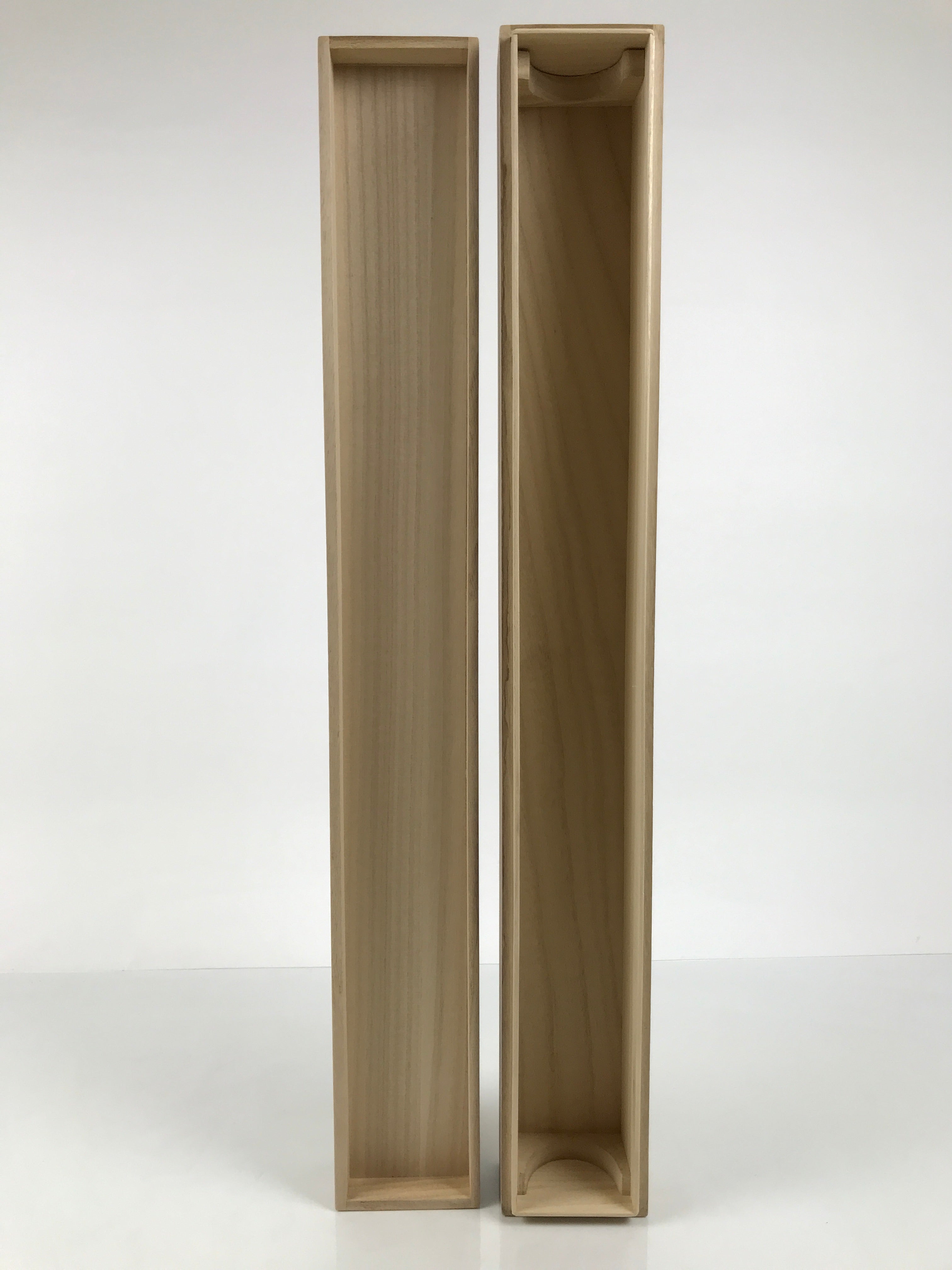 Japanese Wooden Hanging Scroll Box Kakejiku Hako Inside Length 72.5cm SB379-AD - Scroll Accessory-chidorivintage.com