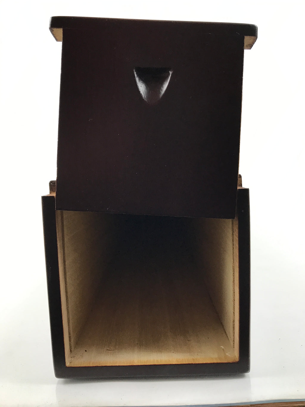 Japanese Wood Hanging Scroll Box Cover Kakejiku Hako Inside 77.5x9.5x9.5cm SB384-AD - Scroll Accessory-chidorivintage.com