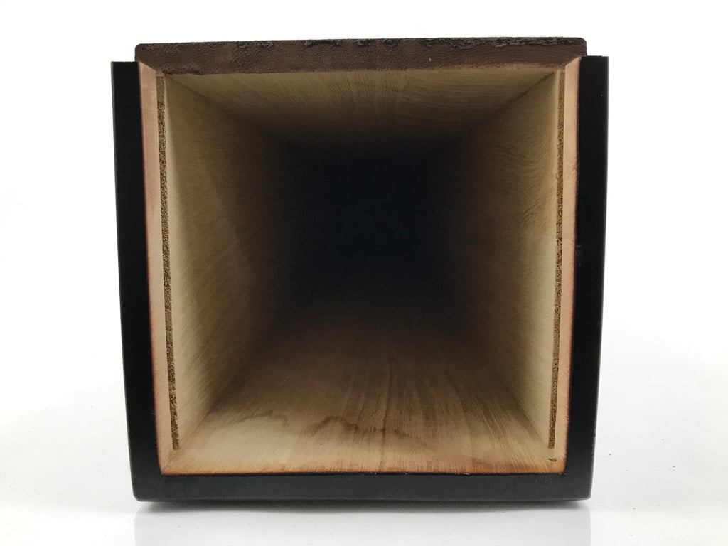 Japanese Wood Hanging Scroll Box Cover Kakejiku Hako Inside 77.5x9.5x9.5cm SB386-AD - Scroll Accessory-chidorivintage.com